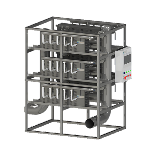 Modular nano confined electrocatalytic oxidation equipment