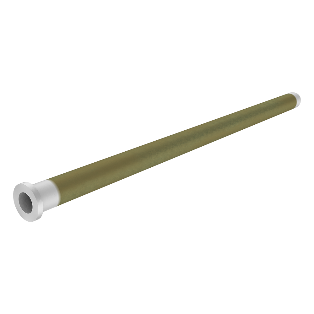 Ceramic fiber dust removal/catalytic filter tube