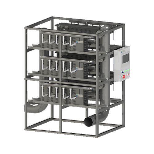 Modular nano confined electrocatalytic oxidation equipment